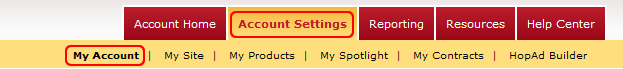 ClickBank Settings: My Account