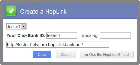 ClickBank hoplink