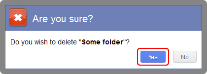 Commit delete the folder